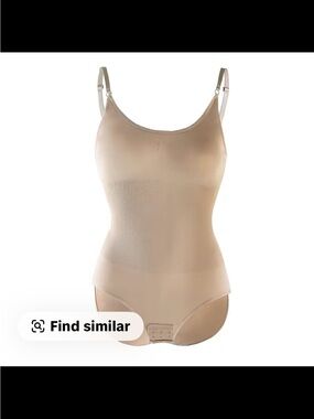 Nude Shaping Bodysuit with Adjustable Straps